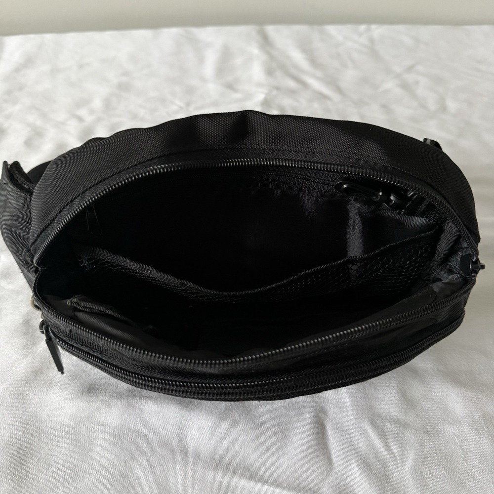 Pacsafe Anti-Theft Waist Bag Black Travel Security Adjustable Strap Crossbody - Picture 6 of 9
